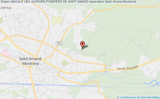 plan association Amicale Des Sapeurs-pompiers De Saint-amand Saint-Amand-Montrond