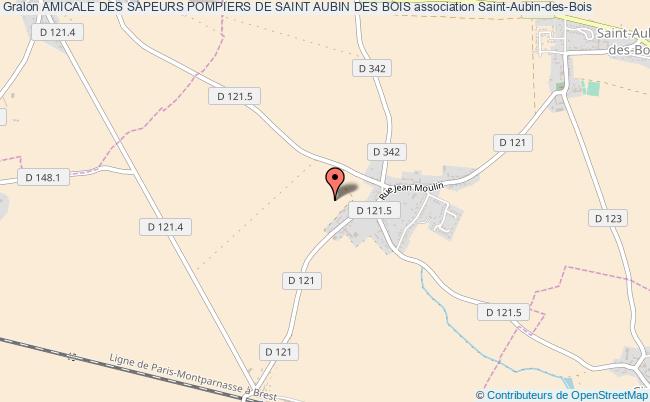 plan association Amicale Des Sapeurs Pompiers De Saint Aubin Des Bois Saint-Aubin-des-Bois