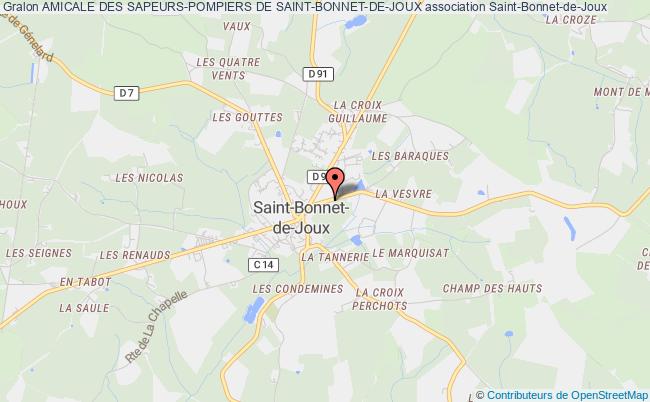 plan association Amicale Des Sapeurs-pompiers De Saint-bonnet-de-joux Saint-Bonnet-de-Joux