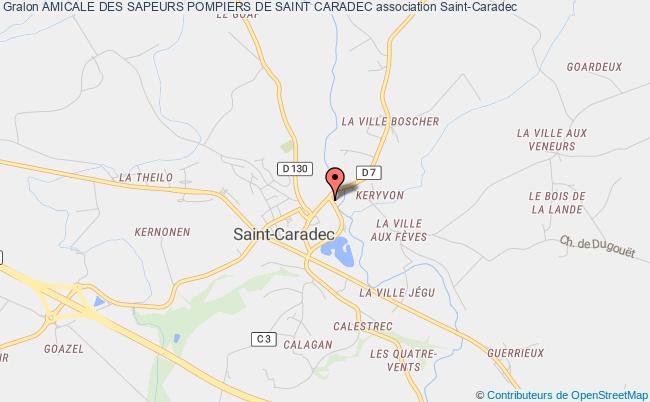 plan association Amicale Des Sapeurs Pompiers De Saint Caradec Saint-Caradec