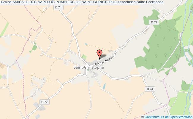 plan association Amicale Des Sapeurs Pompiers De Saint-christophe Saint-Christophe