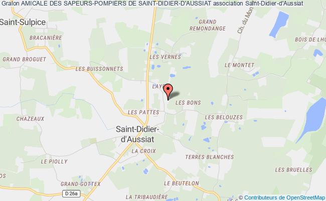 plan association Amicale Des Sapeurs-pompiers De Saint-didier-d'aussiat Saint-Didier-d'Aussiat