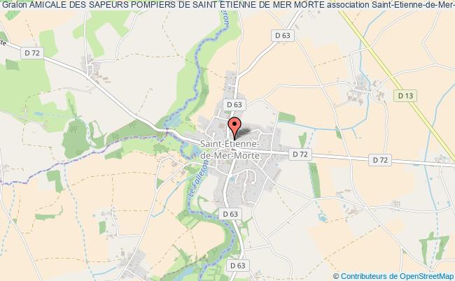 plan association Amicale Des Sapeurs Pompiers De Saint Etienne De Mer Morte Saint-Étienne-de-Mer-Morte