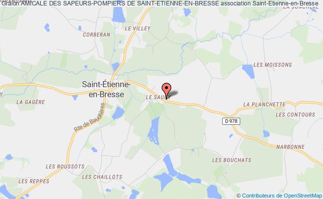 plan association Amicale Des Sapeurs-pompiers De Saint-etienne-en-bresse Saint-Étienne-en-Bresse