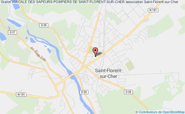 plan association Amicale Des Sapeurs-pompiers De Saint-florent-sur-cher Saint-Florent-sur-Cher