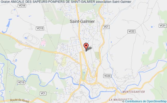 plan association Amicale Des Sapeurs-pompiers De Saint-galmier Saint-Galmier