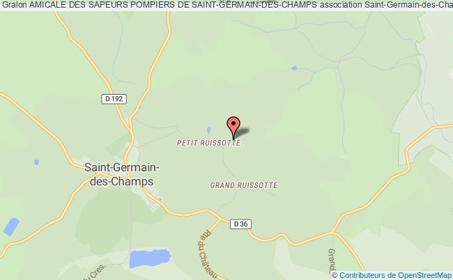 plan association Amicale Des Sapeurs Pompiers De Saint-germain-des-champs Saint-Germain-des-Champs