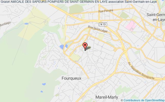 plan association Amicale Des Sapeurs Pompiers De Saint Germain En Laye Saint-Germain-en-Laye