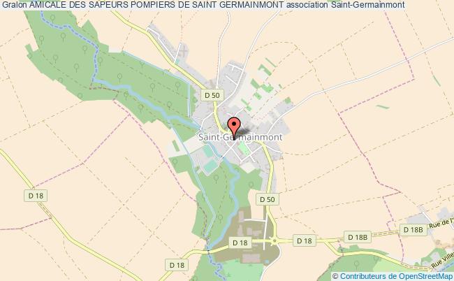 plan association Amicale Des Sapeurs Pompiers De Saint Germainmont Saint-Germainmont