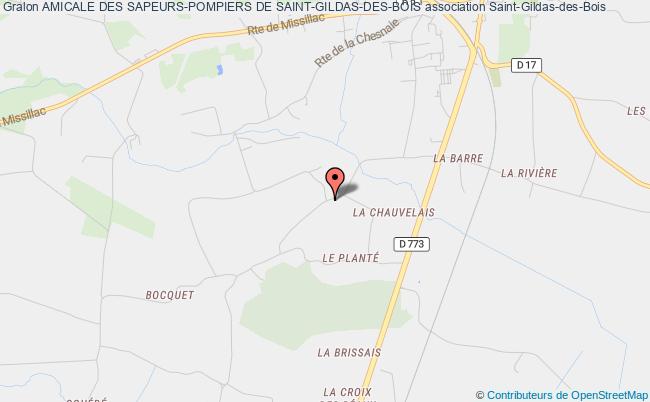 plan association Amicale Des Sapeurs-pompiers De Saint-gildas-des-bois Saint-Gildas-des-Bois