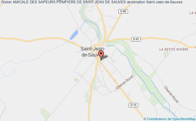 plan association Amicale Des Sapeurs Pompiers De Saint-jean De Sauves Saint-Jean-de-Sauves