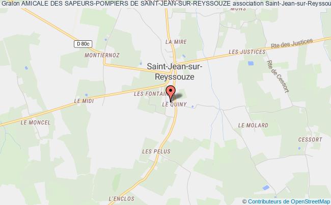 plan association Amicale Des Sapeurs-pompiers De Saint-jean-sur-reyssouze Saint-Jean-sur-Reyssouze