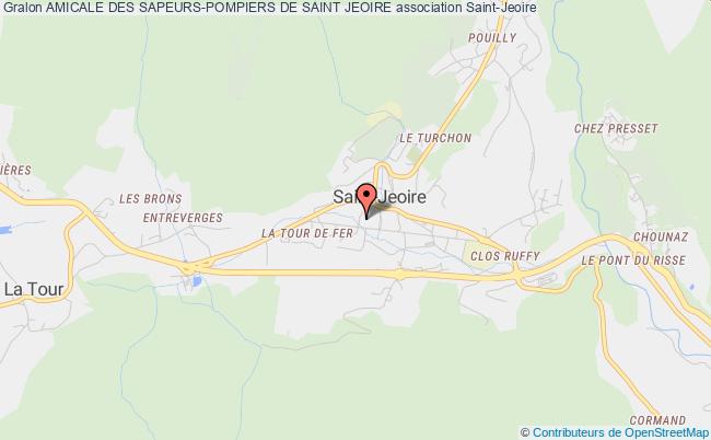 plan association Amicale Des Sapeurs-pompiers De Saint Jeoire Saint-Jeoire