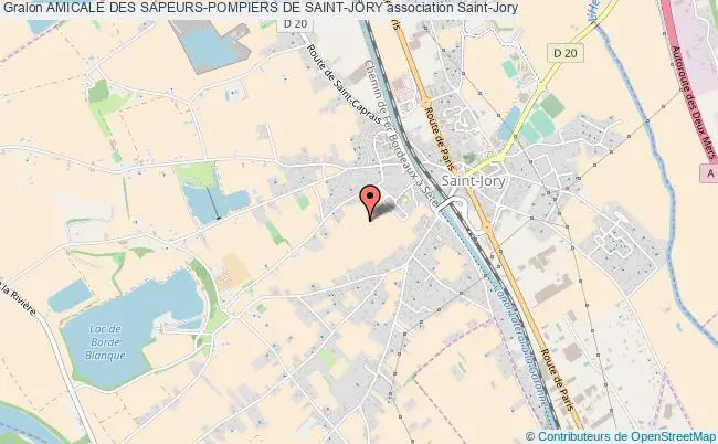 plan association Amicale Des Sapeurs-pompiers De Saint-jory Saint-Jory