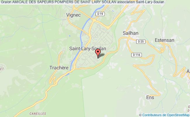 plan association Amicale Des Sapeurs Pompiers De Saint Lary Soulan Saint-Lary-Soulan