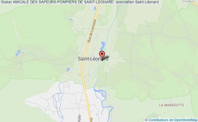 plan association Amicale Des Sapeurs-pompiers De Saint-leonard. Saint-Léonard