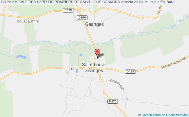 plan association Amicale Des Sapeurs-pompiers De Saint-loup-geanges Saint-Loup-Géanges