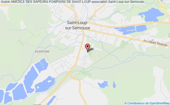 plan association Amicale Des Sapeurs Pompiers De Saint-loup Saint-Loup-sur-Semouse