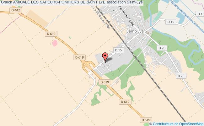 plan association Amicale Des Sapeurs-pompiers De Saint Lye Saint-Lyé