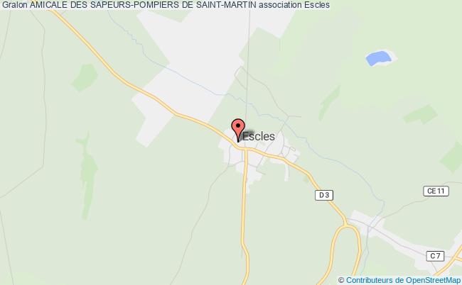 plan association Amicale Des Sapeurs-pompiers De Saint-martin Escles