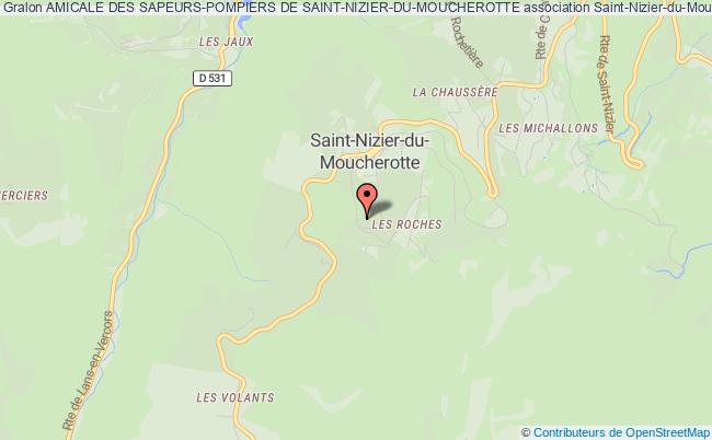 plan association Amicale Des Sapeurs-pompiers De Saint-nizier-du-moucherotte Saint-Nizier-du-Moucherotte