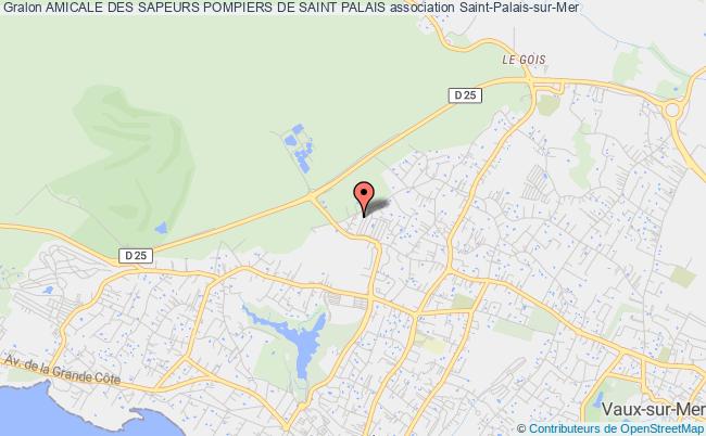 plan association Amicale Des Sapeurs Pompiers De Saint Palais Saint-Palais-sur-Mer