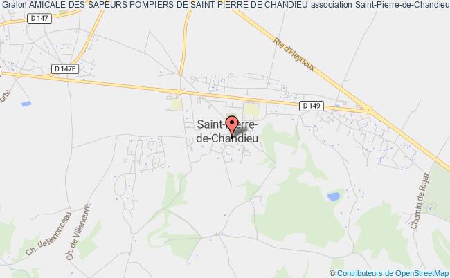 plan association Amicale Des Sapeurs Pompiers De Saint Pierre De Chandieu Saint-Pierre-de-Chandieu