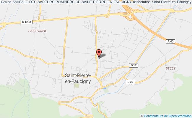 plan association Amicale Des Sapeurs-pompiers De Saint-pierre-en-faucigny Saint-Pierre-en-Faucigny