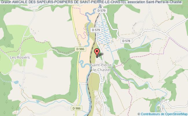 plan association Amicale Des Sapeurs-pompiers De Saint-pierre-le-chastel Saint-Pierre-le-Chastel