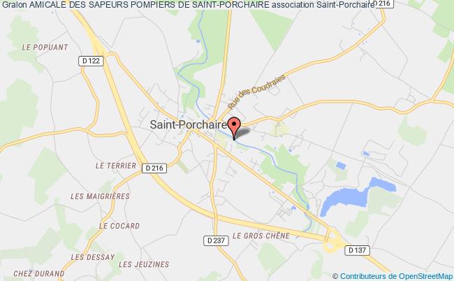 plan association Amicale Des Sapeurs Pompiers De Saint-porchaire Saint-Porchaire