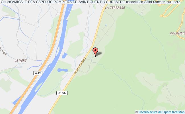 plan association Amicale Des Sapeurs-pompiers De Saint-quentin-sur-isere Saint-Quentin-sur-Isère