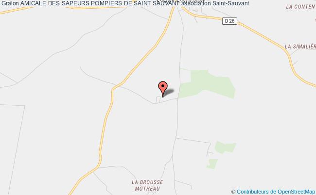 plan association Amicale Des Sapeurs Pompiers De Saint Sauvant Saint-Sauvant
