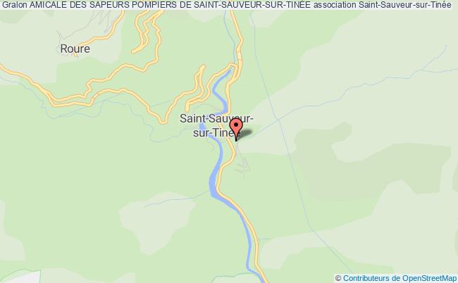plan association Amicale Des Sapeurs Pompiers De Saint-sauveur-sur-tinÉe 