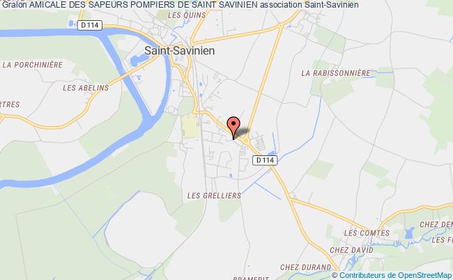 plan association Amicale Des Sapeurs Pompiers De Saint Savinien Saint-Savinien