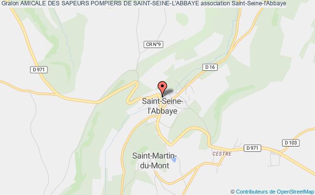 plan association Amicale Des Sapeurs Pompiers De Saint-seine-l'abbaye Saint-Seine-l'Abbaye