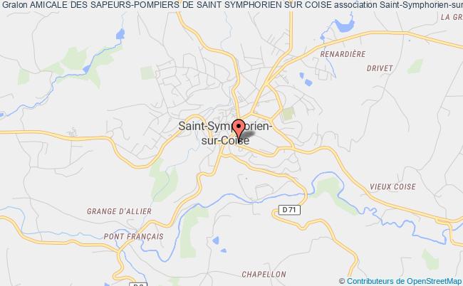 plan association Amicale Des Sapeurs-pompiers De Saint Symphorien Sur Coise Saint-Symphorien-sur-Coise