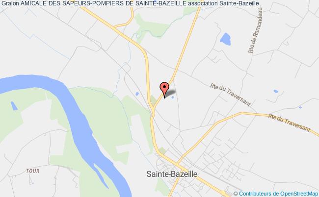 plan association Amicale Des Sapeurs-pompiers De Sainte-bazeille Sainte-Bazeille