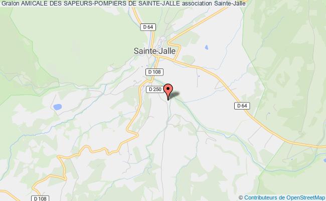 plan association Amicale Des Sapeurs-pompiers De Sainte-jalle Sainte-Jalle