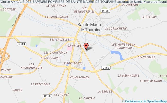 plan association Amicale Des Sapeurs Pompiers De Sainte-maure-de-touraine Sainte-Maure-de-Touraine