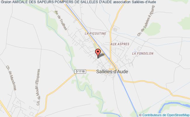 plan association Amicale Des Sapeurs Pompiers De Salleles D'aude Sallèles-d'Aude