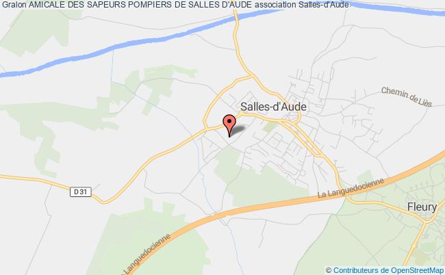 plan association Amicale Des Sapeurs Pompiers De Salles D'aude Salles-d'Aude