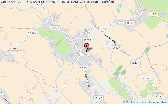 plan association Amicale Des Sapeurs Pompiers De Sameon 