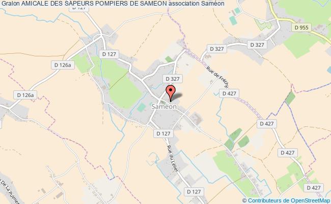 plan association Amicale Des Sapeurs Pompiers De Sameon Saméon