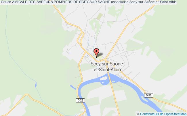 plan association Amicale Des Sapeurs Pompiers De Scey-sur-saÔne Scey-sur-Saône-et-Saint-Albin