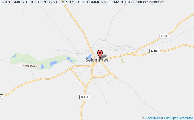 plan association Amicale Des Sapeurs-pompiers De Selommes-villemardy Selommes