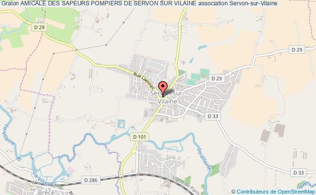plan association Amicale Des Sapeurs Pompiers De Servon Sur Vilaine Servon-sur-Vilaine