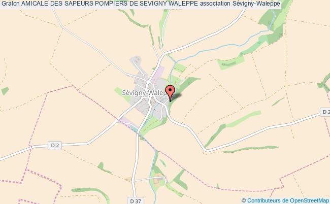 plan association Amicale Des Sapeurs Pompiers De Sevigny Waleppe Sévigny-Waleppe