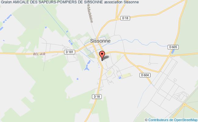 plan association Amicale Des Sapeurs-pompiers De Sissonne Sissonne