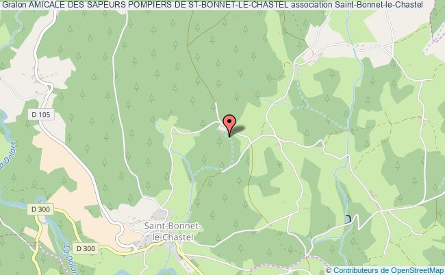 plan association Amicale Des Sapeurs Pompiers De St-bonnet-le-chastel Saint-Bonnet-le-Chastel