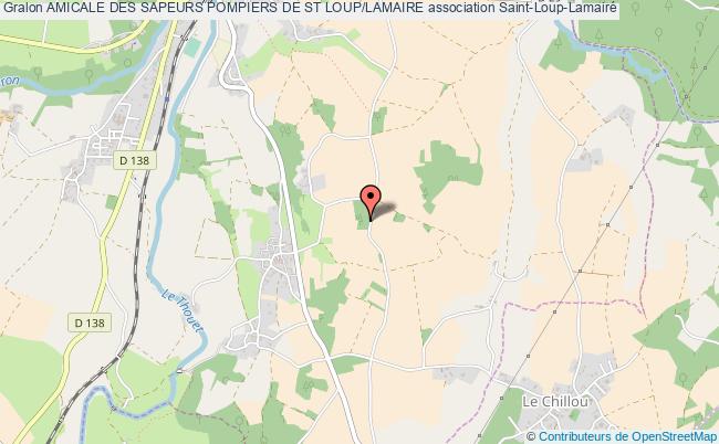 plan association Amicale Des Sapeurs Pompiers De St Loup/lamaire Saint-Loup-Lamairé